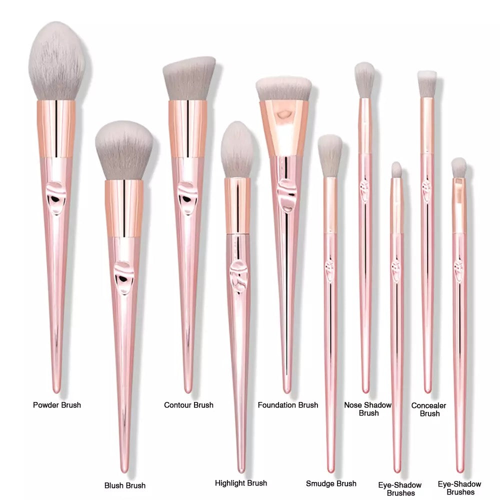 Enchanted Vixen - Make up Brush Set 10pc