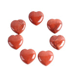 Red Jasper Hearts - 30mm